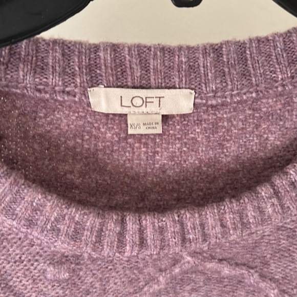 NWOT Purple LOFT the modern poncho - Picture 3 of 8